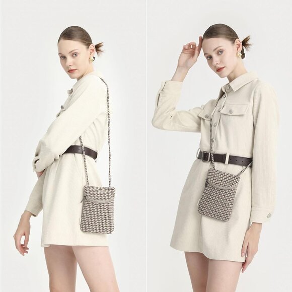 Small Crossbody Women Cell Phone Purse Wallet Bag With Shoulder Strap - Picture 6 of 6